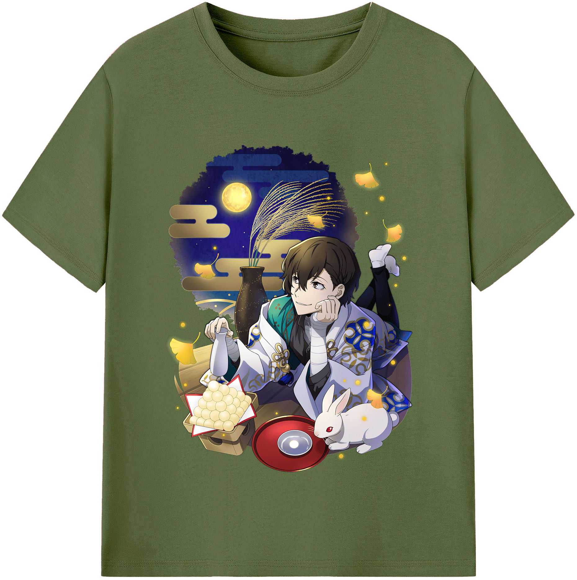 （画像用） 文豪ストレイドッグス Bungo Stray Dogs 綿100％半袖Tシャツ（フロントプリント）